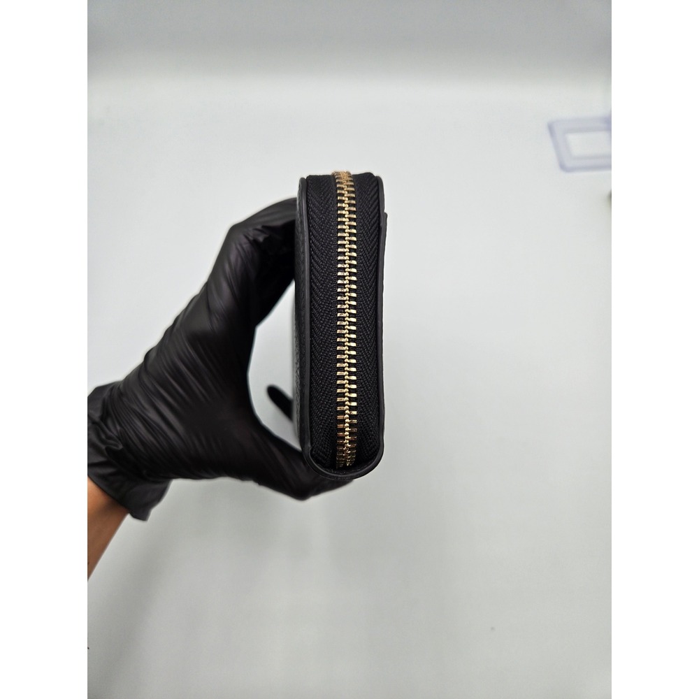Kate Spade New York Pebble Leather Zip Around Wallet Black‎ K4779 - Picture 8 of 11